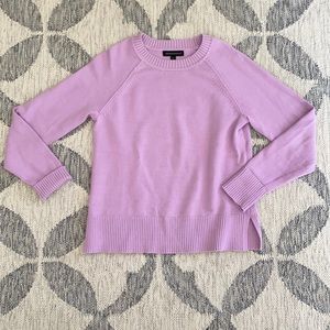 Banana republic bright lavender cotton sweater